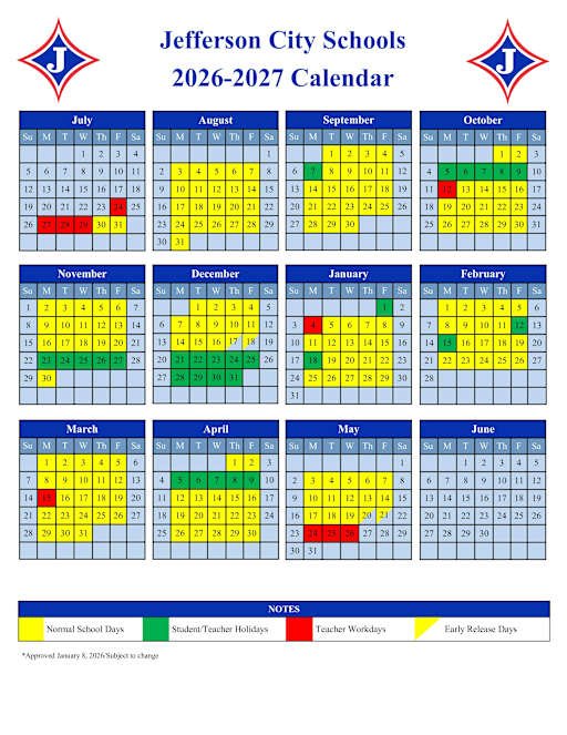 Jefferson County Schools Calendar 26 27