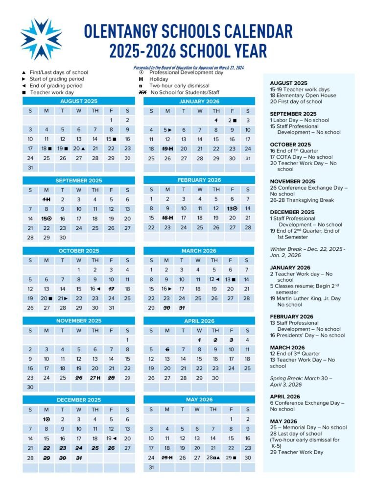 Olentangy Schools Calendar 26 27