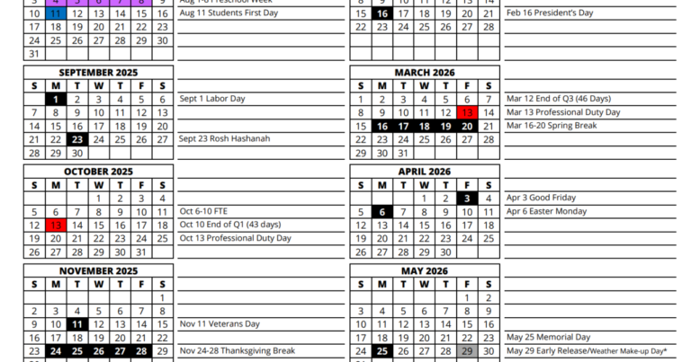 Lee County Schools Calendar 2026 27