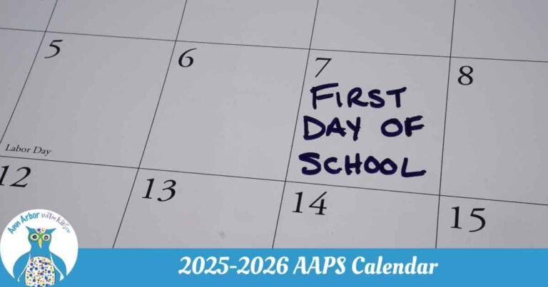 Ann Arbor Public Schools Calendar 2026