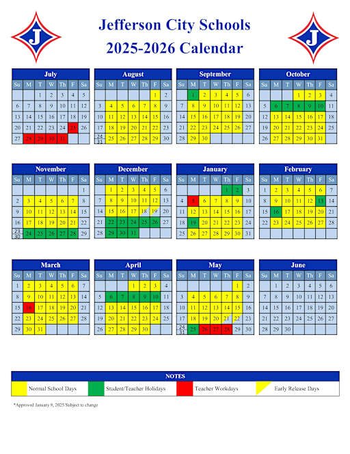Jefferson County Schools Calendar 2026