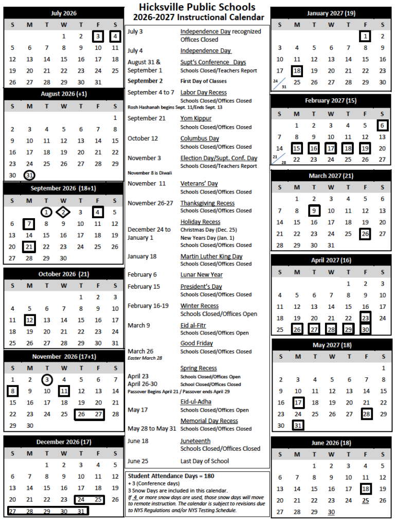 Lee County Schools Calendar 2026 2027