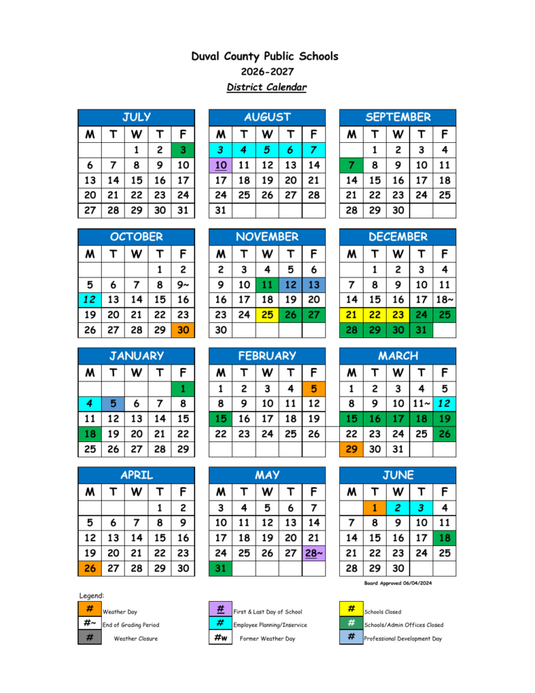 Dcps School Calendar