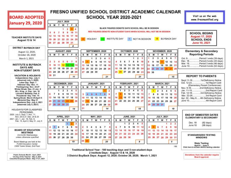 Fusd School Calendar