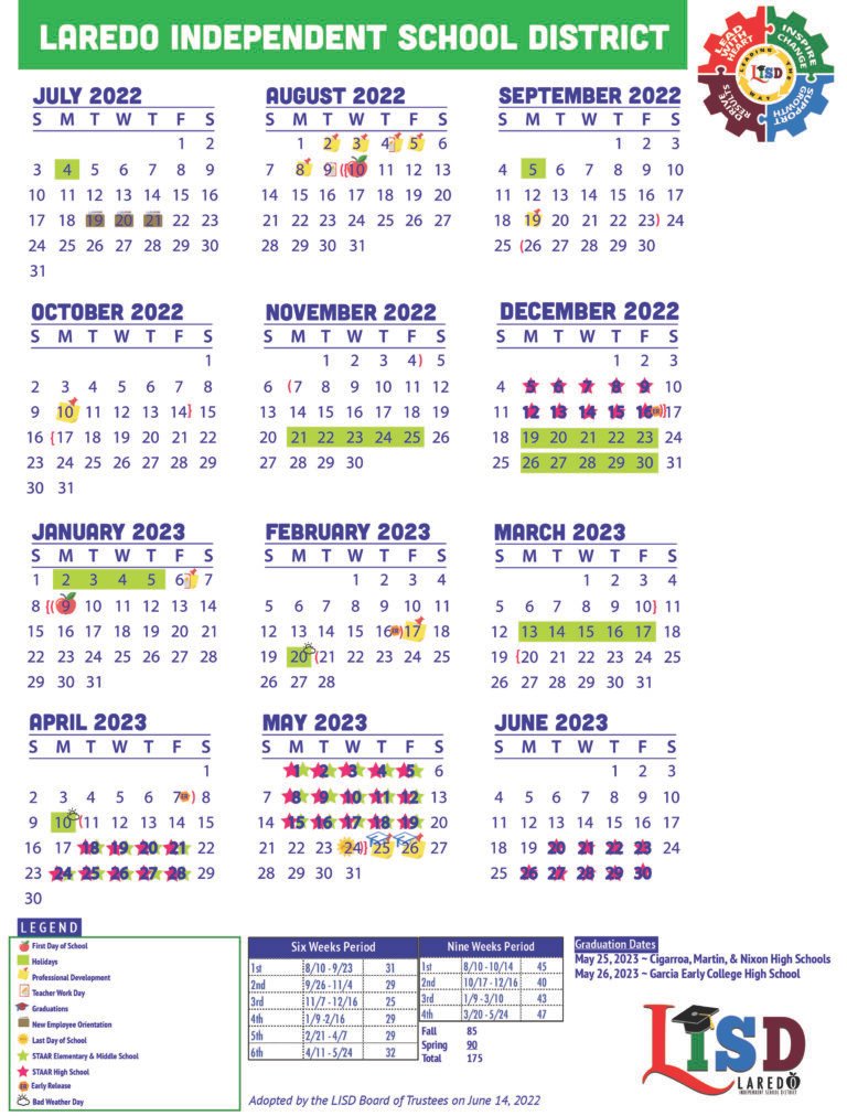 Lisd School Calendar