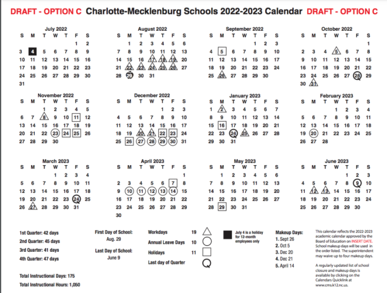 Cms School Calendar